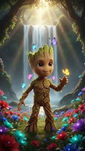 Groot Magic Funy #grootfans #grootmagic #fantasyshorts