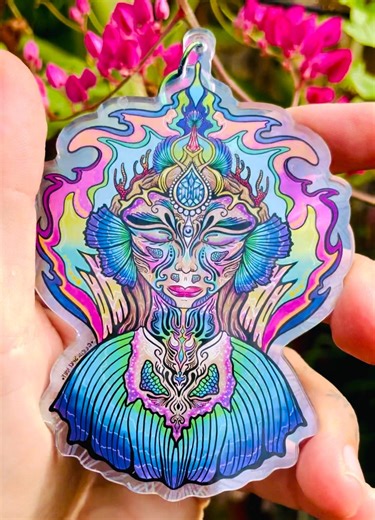 Goddess of Water Keychain - Etsy