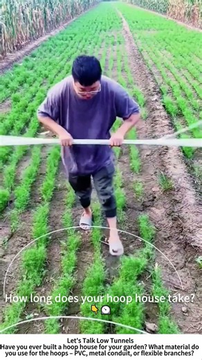 Fast Hoop House Assembly – Row Cover in Minutes 🎪🧑‍🌾