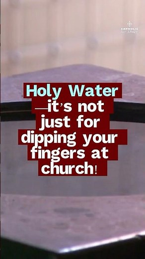 The forgotten power of holy water