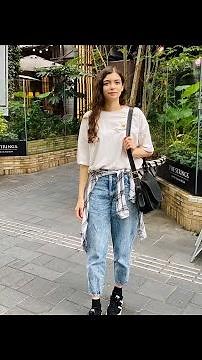 100円でもオシャレ！アメリカ美人モデルのファッション