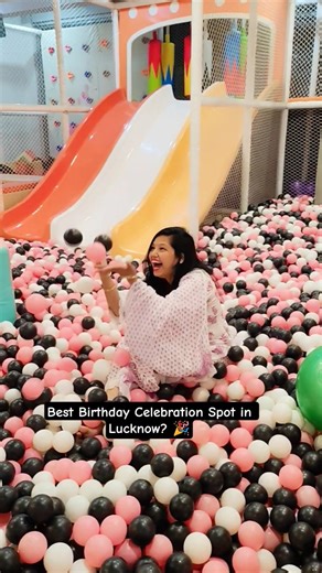 Best Birthday Party Place in Lucknow? Frisky Panda | Kids Play Area & Family Fun #shorts