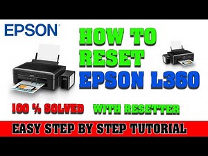 How to Reset Epson L360 | Free Resetter Download & Tutorial
