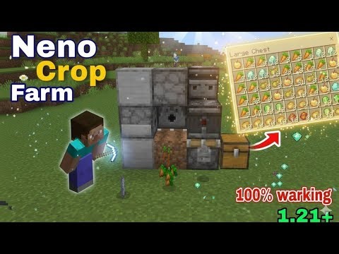 Nano Crop Farm in Minecraft 🌾 | Minecraft Small Crop Farm Design (Java & Bedrock)