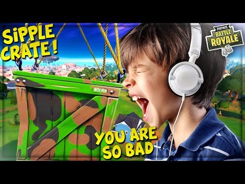 COCKY KID BEGS FOR *NEW* “SUPPLY CRATES” IN FORTNITE! (ProPepper Fortnite Trolling)