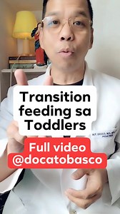 Transition Feeding for Toddlers #feeding #kids #toddlers #mommylife #motherhood #father #fbreels #reelsfb | Dr. Ato Basco Your Friendly Pediatrician Online