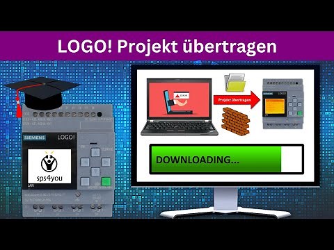 Projekt in Steuerung übertragen - Siemens LOGO! Online Kurs Kapitel 1.6 - LOGO! programmieren lernen