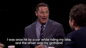415K views · 2.2K reactions | Here's John Cena playing a game with Kate McKinnon & Jimmy Fallon on The Tonight Show Starring Jimmy Fallon. He's definitely gonna be doing comedy for years to come. | Heel Marks: A Wrestling Podcast | Facebook
