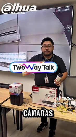 Audio Bidireccional con Cámaras de Seguridad Dahua
