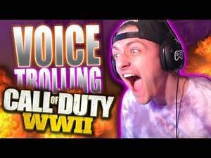 SQUEAKER VOICE CHANGER vs TRASH TALKERS on WW2! (Amazing Reactions!)