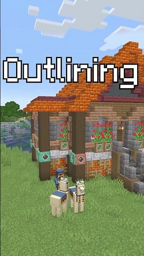 How To BUILD With RESIN #minecraft #shorts #minecraftbuildingtutorial #minecraftbuildsdesigns