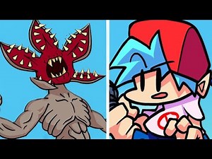 Friday Night Funkin' Stranger Things | Demogorgon, Mind Flayer (FNF Mod/Horror Game)