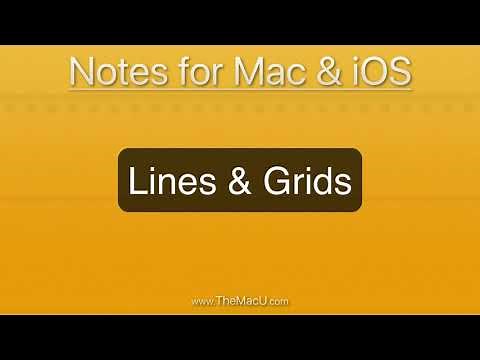 How to use Lines & Grids in Notes for iOS. Turn your iPad into a notebook!