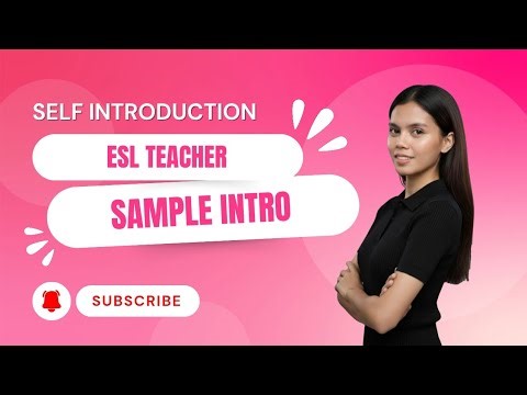ESL Introduction Sample