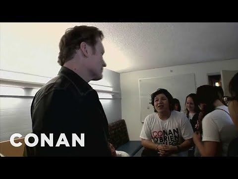 Conan Visits "Conan O'Brien College" | CONAN on TBS