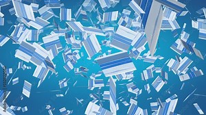 Medical face masks - Background - Environmental pollution with masks. Many people use masks and it is necessary to monitor the state of the environment.