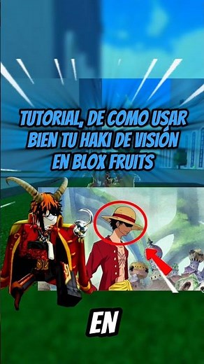 ✨🔥tutorial de como usar bien tu haki de visión en blox fruits 😮🔥‪@GamerRobot‬ #bloxfruits