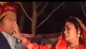 Bride and groom get into fist fight during their wedding; shocking moment caught on cam [Watch]