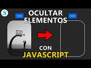 Cómo ocultar elementos con JavaScript 🌐 | Ocultar elementos con un botón, con setTimeout y mouseover