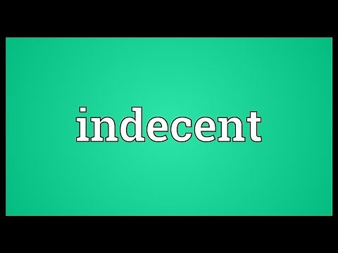 Indecent Meaning
