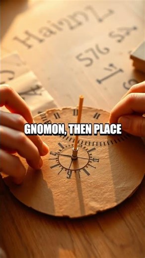 Shadow Clock in the Sun: A Cardboard Sundial Experiment