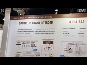 InfoComm 2021: Penton Audio Overviews Its TERRACOM Serverless IP-Based Intercom System for Schools