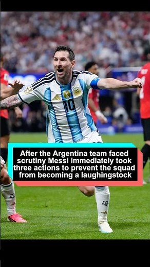 No one imagined that, less than 12 hours after Argentina was accused of winning unfairly, M