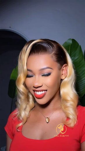 Prencess Mella on Instagram: "B E A U T I F U L ✨ Doll @ms_kichomi MUA @mellan_beauty_point Hair @trovy_hairglam customization & installation @crownedbymellan_ hairstyling @crownedbymellan_ 📍mbezi beach bondeni 📞0762670099"