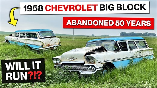 This 1958 Chevrolet Brookwood Station Wagon Has Been Abandoned for 53 Years! So Rad And You Can Own It For Cheap - BangShift.com