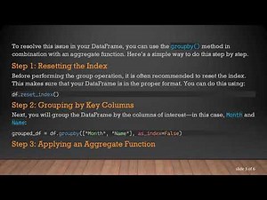 Merging Duplicate Rows in Pandas DataFrames