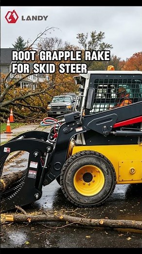 Root Grapple Rake for Skid Steer