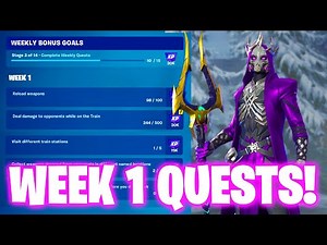 How To Complete Week 1 Quests in Fortnite - All Week 1 Challenges Fortnite Chapter 5 Season 2