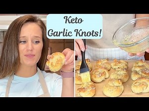 Keto Garlic Knots! Keto Appetizers! Gluten free
