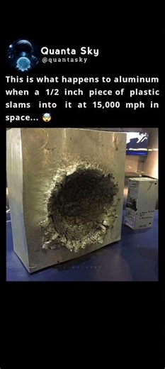 😱 Plastic vs METAL at 15,000 MPH in SPACE! 🚀💥 NASA's INSANE Impact Test