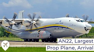 The AN-22 is the largest propellor plane in the world - We caught it on camera 📸 | Travel Radar