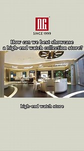 How can we best showcase a high-end watch collection store? The...