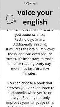 Quick English Reading Drills to Improve Your Fluency! ⚡ English Reading Practice Voice your English
