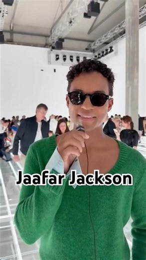 Jaafar Jackson Attends the Prada Show In Milan