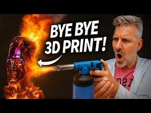 Electroplating 3D Prints ... and burning them off! - FULL TUTORIAL