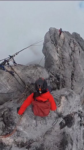 Cable crossing - 4800m down in the Carstensz Pyramid, loving every moment of it! . . Created 🎥 @kristin.harila #mountain #expedition #sevensummits #carstenszpyramid #living #climbinglove #hauntedtrail #crosscountry #sports #collegesports #familyfun #spookyatmosp #youthhockey #forestfinds #hockeygame | K2 Climbers Trek And Tours