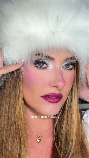 Ice princess makeup 🤍 #coldmakeup #makeuplook #makeupideas #wintermakeup