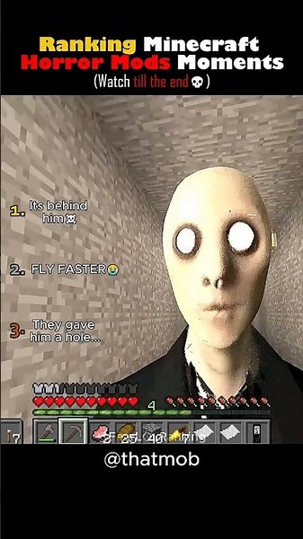 Top 3 Funniest Minecraft Horror Mods Moments That Had Everyone Crying From Laughter 😂👻
