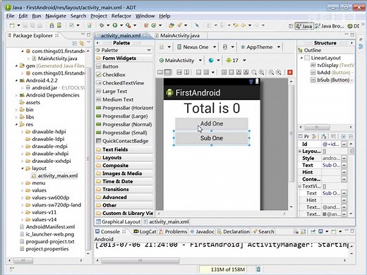 Android开发教程_009_添加按钮单击响应函数