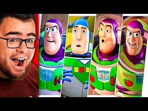 Reacting to The EVOLUTION of BUZZ LIGHTYEAR!