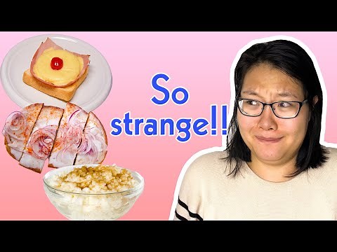 Trying weird German food with German boyfriend