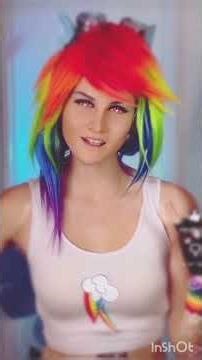 Rainbow Dash cosplay 💙 mayamystic💜 my little ponnie