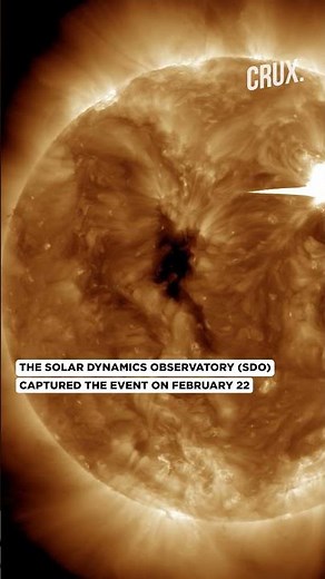 NASA Observatory Captures Sun Spewing Strong Solar Flare