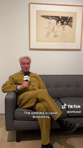 Don’t get it twisted: Gallery 125 Newbury is actually located at 395 Broadway. ‘David Byrne/Saul Steinberg: Influence and Affinity’ is open at 125 Newbury, now through August 1. @pacegalleries @David Byrne
