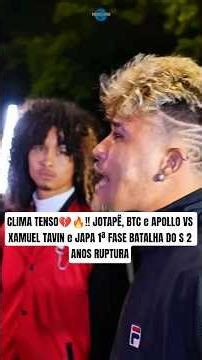 CLIMA TENSO💔🔥!! JOTAPÊ, BTC e APOLLO VS XAMUEL TAVIN e JAPA 1ª FASE BATALHA DO S 2 #batalhadaaldeia