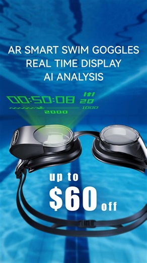 🌟The swimming goggles equipped with advanced AI and AR technology ✅Real-time Data Display in the Goggles ✅Real-time Lap-Counting and Pace Calculation ✅Track Your Swim with Unparalleled Precision ✅Maximize Your Performance from Swim Data | Holosport